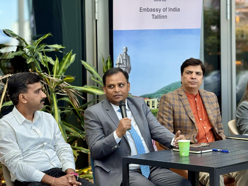 Embassy in collaboration with Indian Association of Estonia organzied second series of meetup with top professionals in leading areas.
